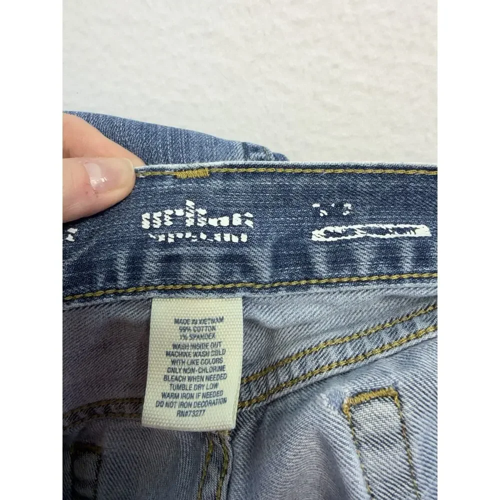 Old Navy Jeans Men 38x32 Loose Fit Skater Casual Straight Leg RN73277 Flex